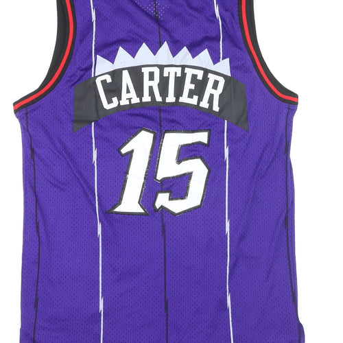 Mitchell & Ness Men’s Purple Raptors 15 Vince Carter Basketball Jersey M