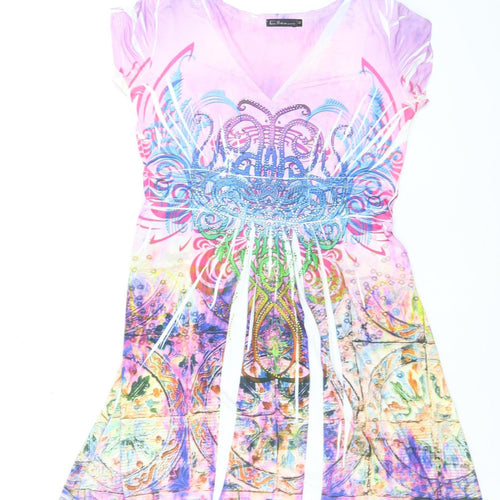 Ellea Paris Women’s Multicoloured A-Line Knee Length Dress M