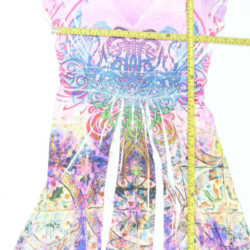 Ellea Paris Women’s Multicoloured A-Line Knee Length Dress M