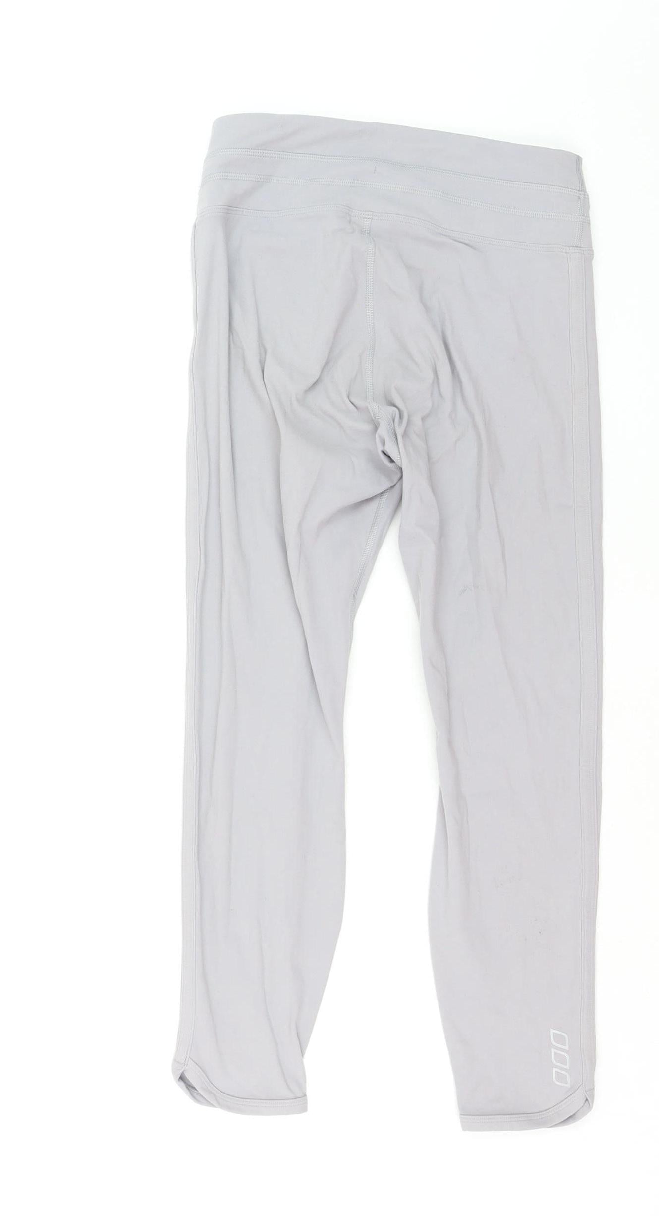 Lorna Jane Womens Grey Slim Fit Active Leggings Size M