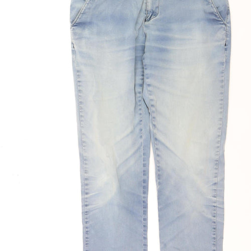 Urban Uomo Jeans Men's Blue 32R Straight Fit Stretch Denim