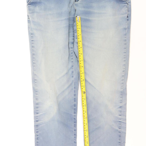 Urban Uomo Jeans Men's Blue 32R Straight Fit Stretch Denim