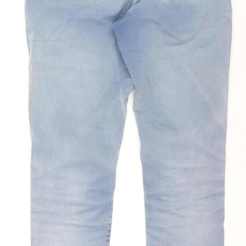 Urban Uomo Jeans Men's Blue 32R Straight Fit Stretch Denim
