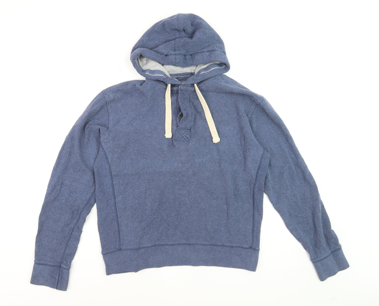 Fat Face Men's Blue Pullover Hoodie Size S Cotton Blend