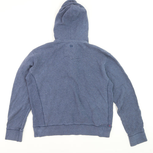 Fat Face Men's Blue Pullover Hoodie Size S Cotton Blend