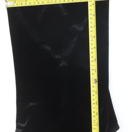 Nobody's Child Women's Black Velvet Sleeveless Camisole Bodysuit Size M
