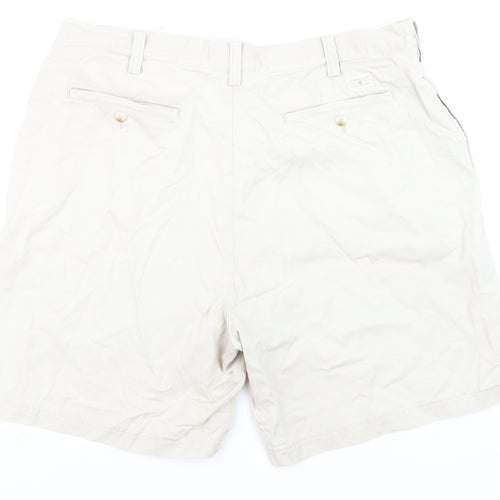 Timberland Men's Beige Chino Shorts Size L 40in Cotton Casual