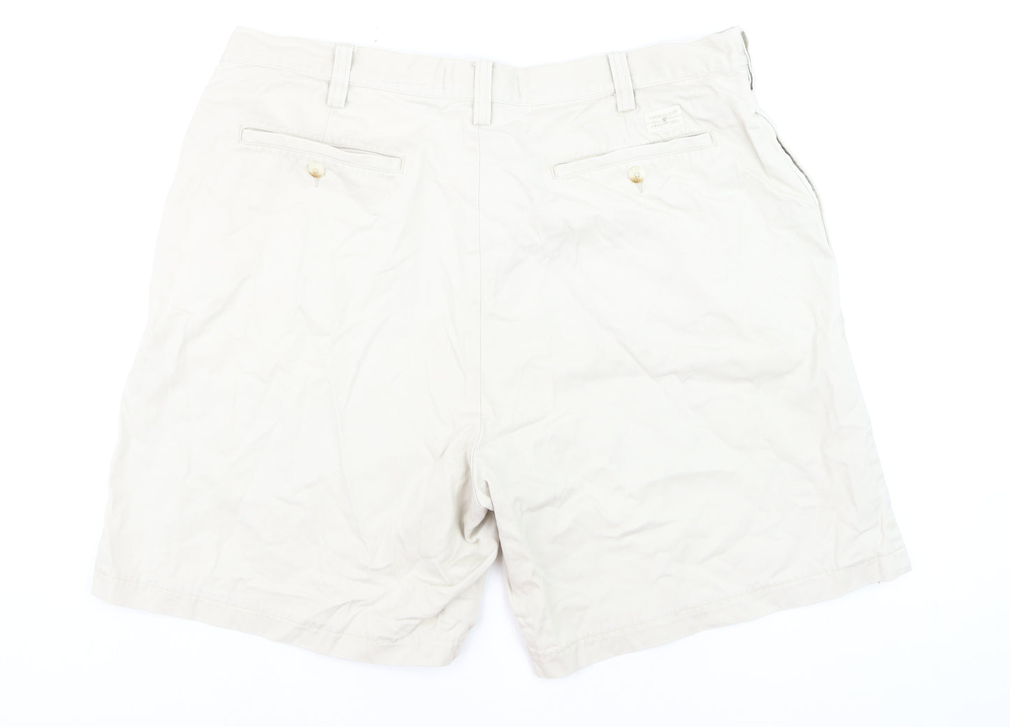 Timberland Men's Beige Chino Shorts Size L 40in Cotton Casual