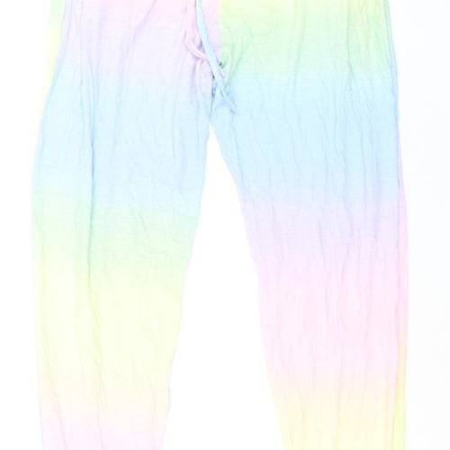 Boohoo Women’s Multicoloured Tie Dye Jogger Leggings Size 10