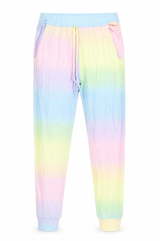 Boohoo Women’s Multicoloured Tie Dye Jogger Leggings Size 10