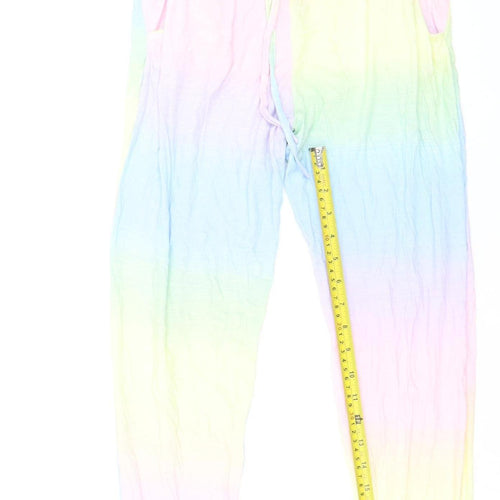 Boohoo Women’s Multicoloured Tie Dye Jogger Leggings Size 10