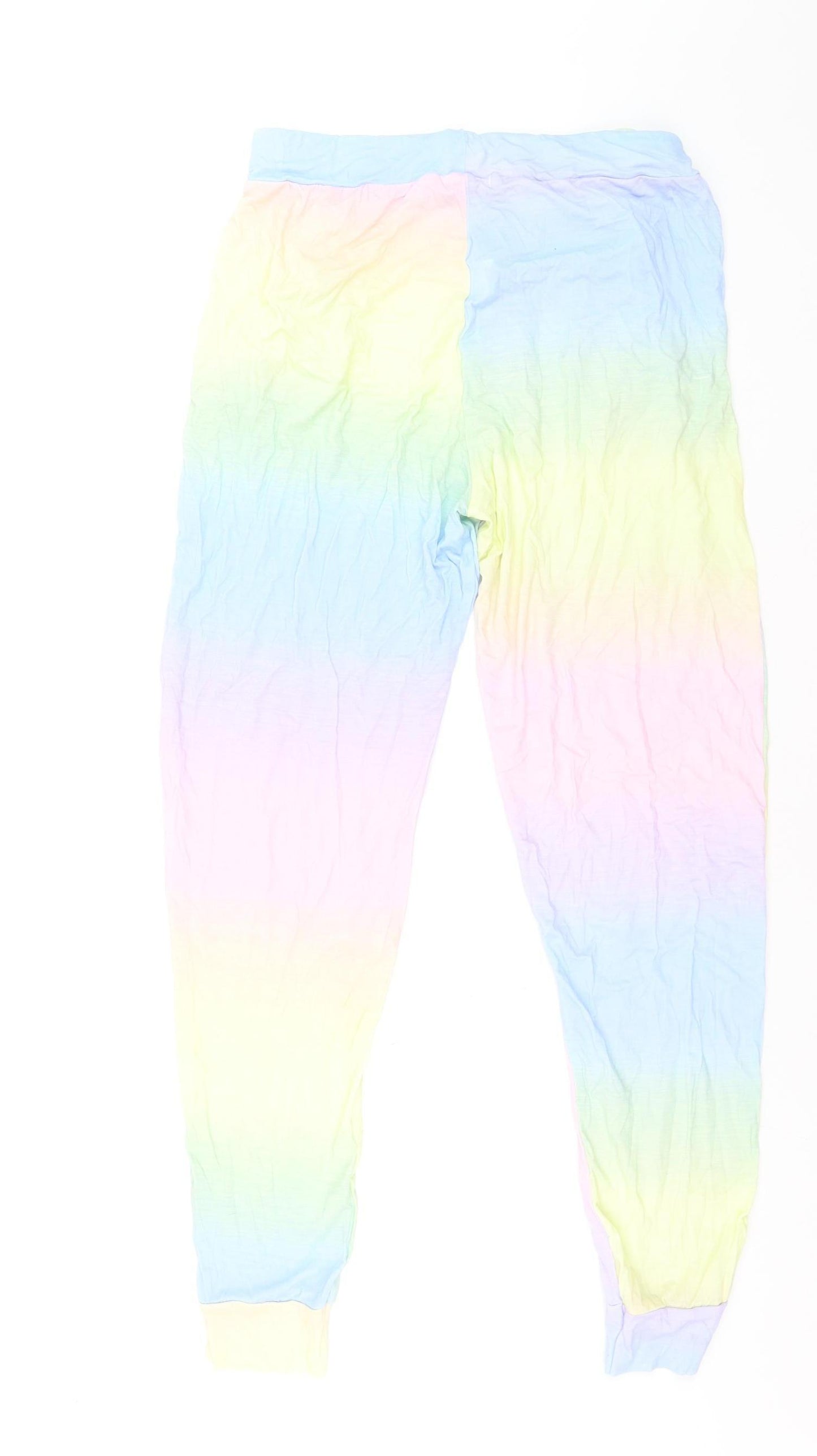 Boohoo Women’s Multicoloured Tie Dye Jogger Leggings Size 10