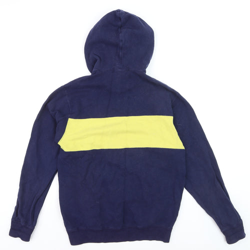 Ralph Lauren Men’s Blue Pullover Hoodie S Classic Fleece Cotton Blend