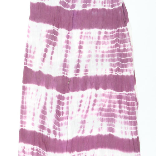 ASOS Women Purple Tie Dye Halter Slip Dress Size 10 Summer Beachwear