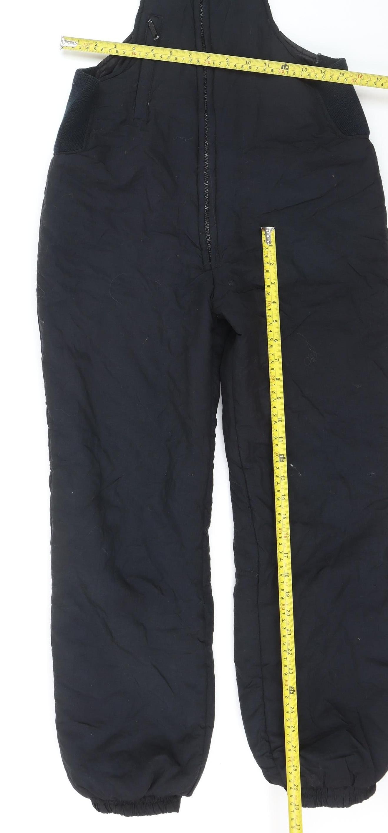 Montagne Blanche Men's Black XS Snow Pants Waterproof Insulated Trousers