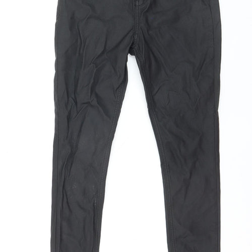 River Island Women Black Size 10R Skinny Denim Trousers