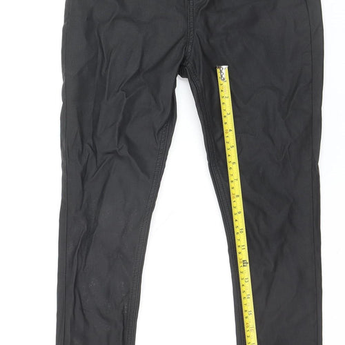 River Island Women Black Size 10R Skinny Denim Trousers