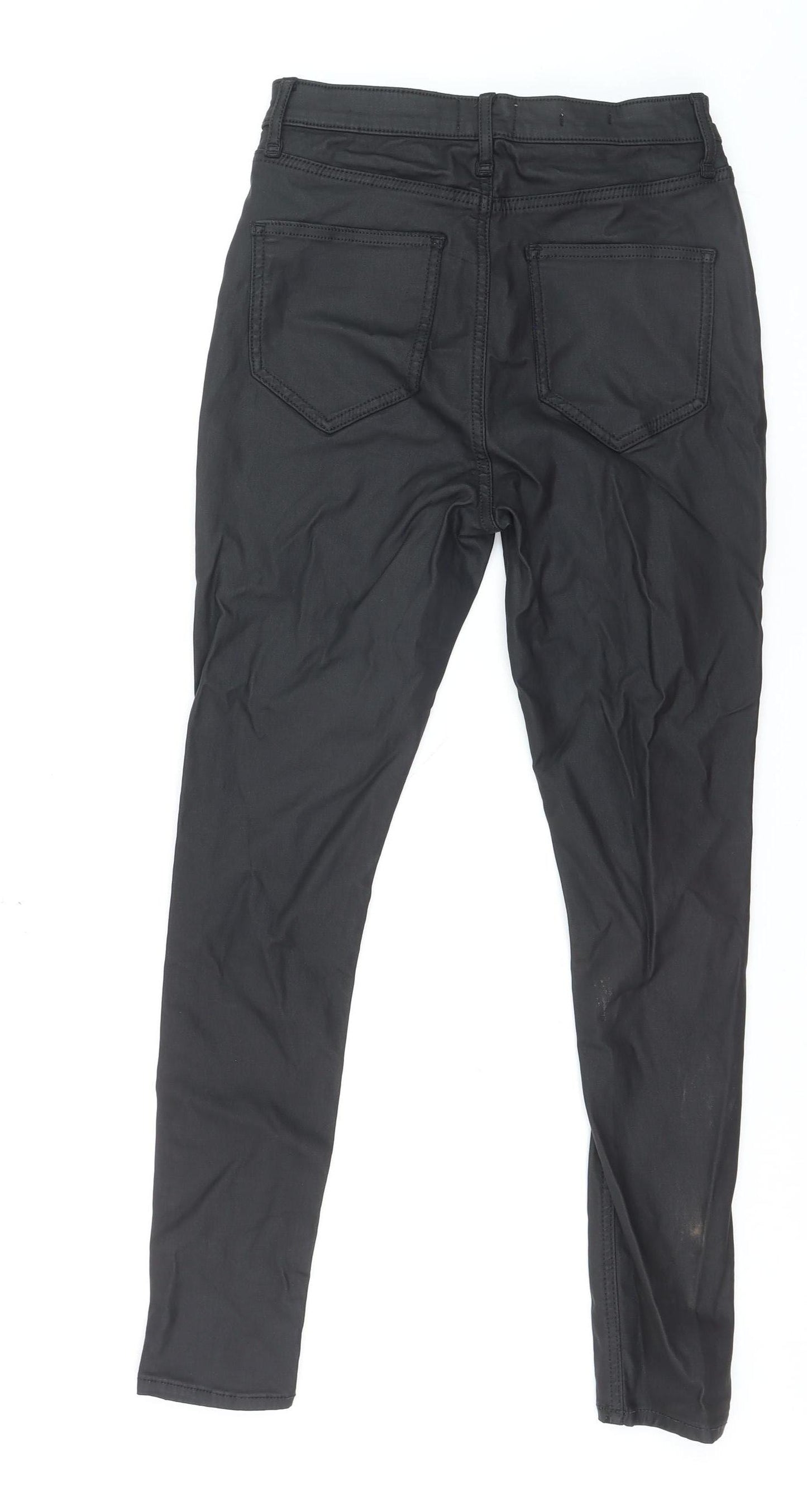 River Island Women Black Size 10R Skinny Denim Trousers