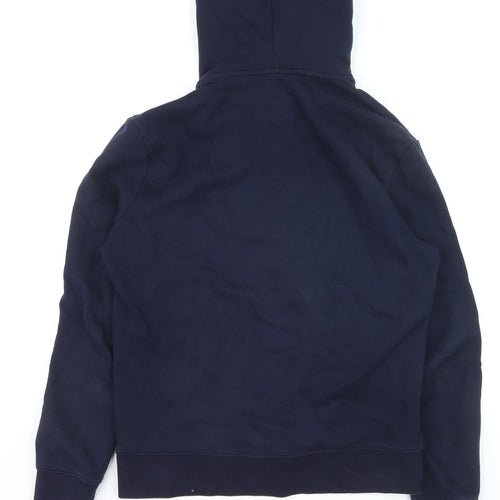 Marks and Spencer Men’s Blue Full Zip Hoodie Size M Cotton