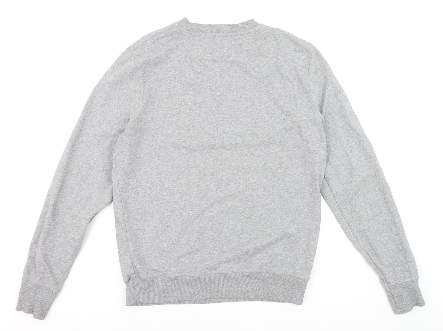 River Island Men's Grey Graphic Print Pullover Sweatshirt M