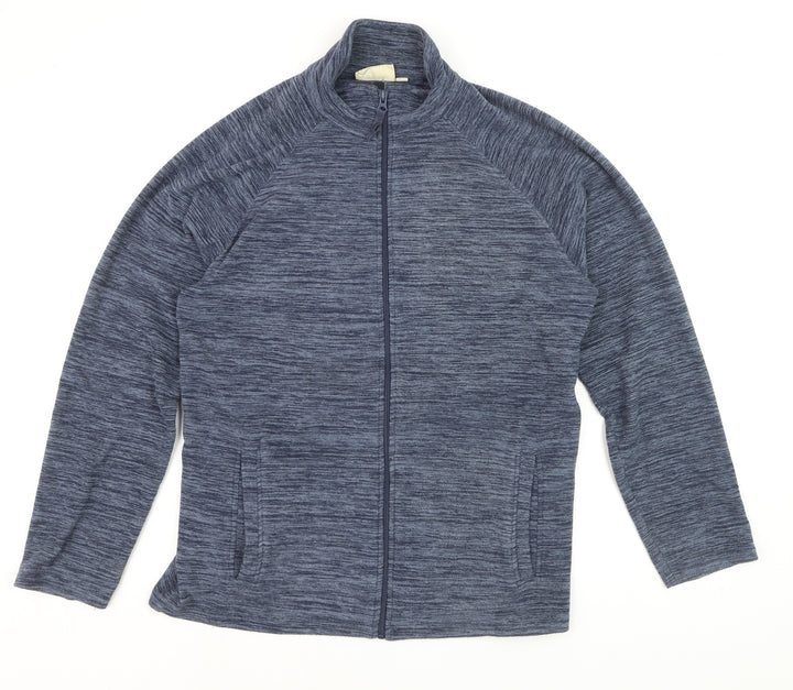 Mountain Warehouse Men’s Blue Full Zip Fleece Sweatshirt Size M