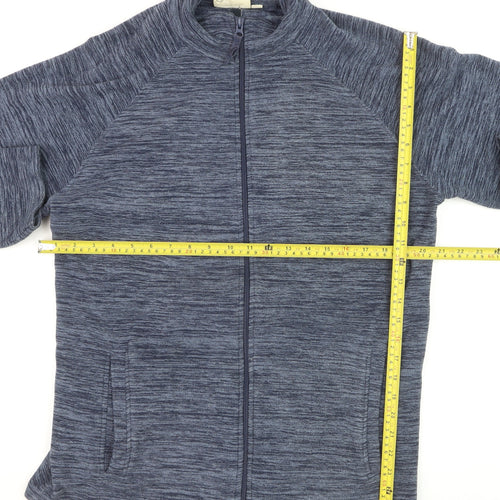 Mountain Warehouse Men’s Blue Full Zip Fleece Sweatshirt Size M