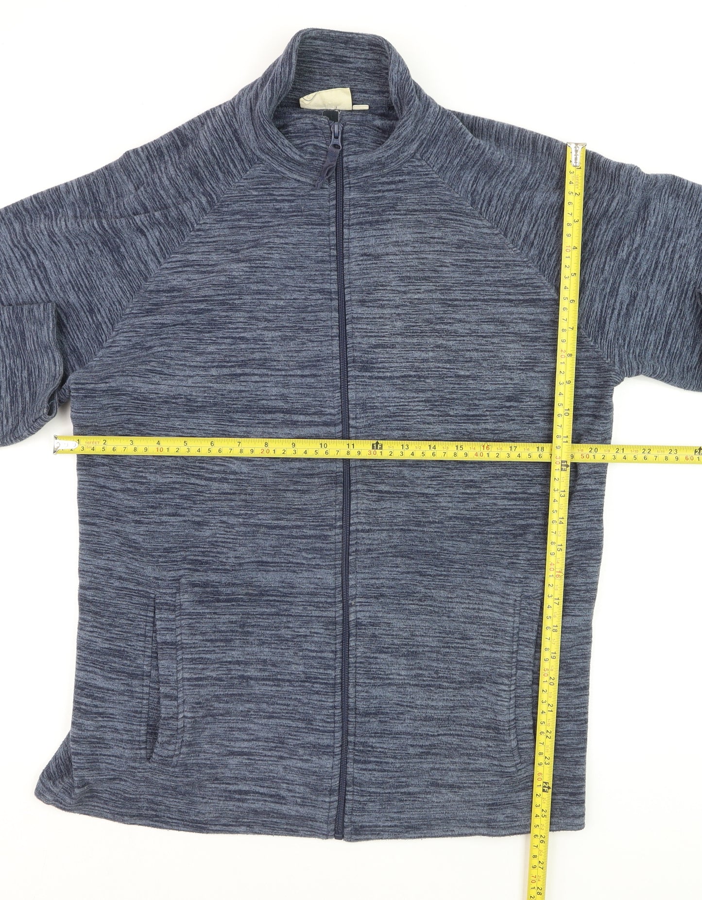 Mountain Warehouse Men’s Blue Full Zip Fleece Sweatshirt Size M