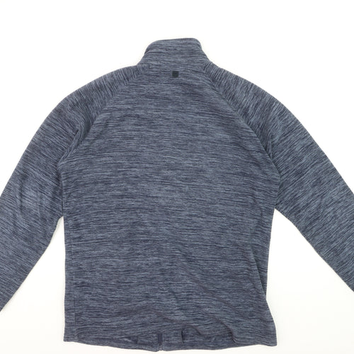 Mountain Warehouse Men’s Blue Full Zip Fleece Sweatshirt Size M