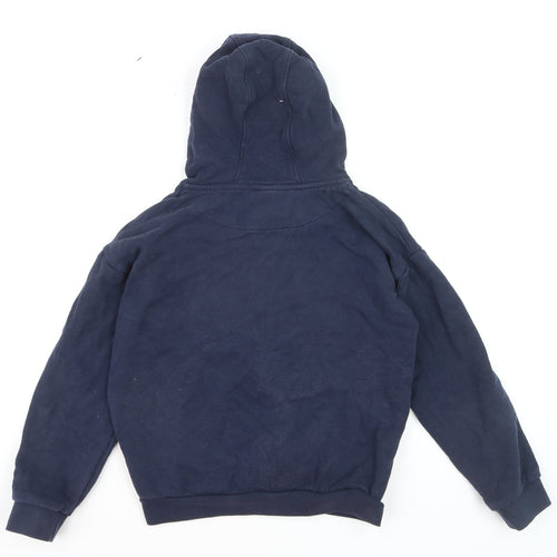 Paul Smith Boys Navy Blue Full Zip Hoodie 11-12 Years Cotton Blend