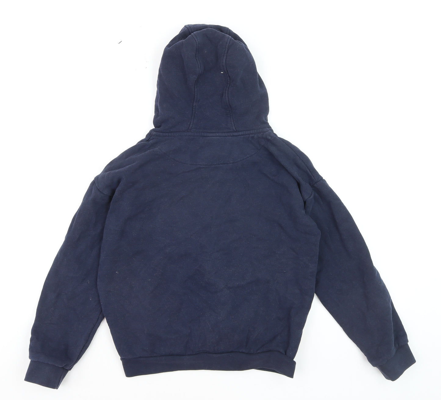 Paul Smith Boys Navy Blue Full Zip Hoodie 11-12 Years Cotton Blend