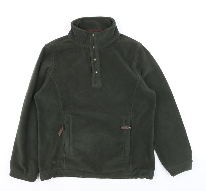 Toggi Men's Green Fleece Pullover Sweatshirt XS Outdoor Wear