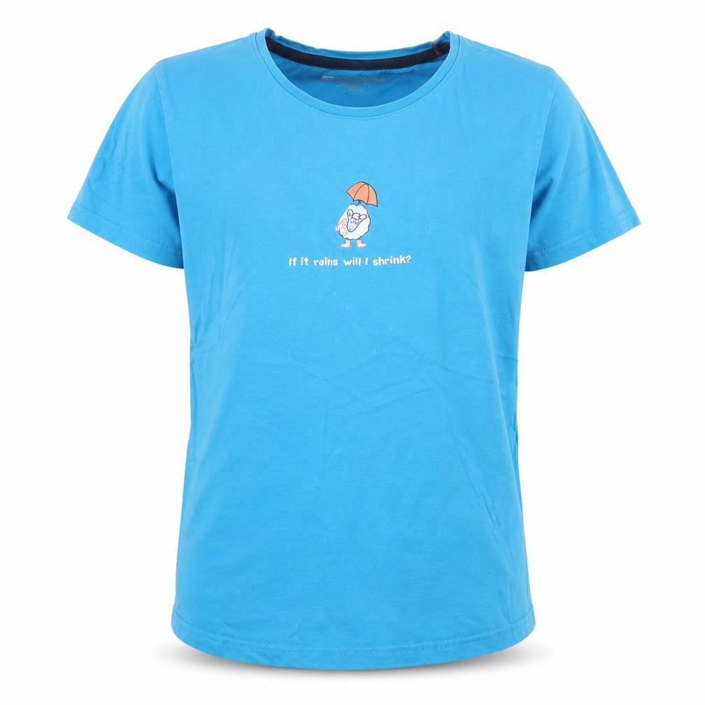 Mountain Warehouse Blue Kids L Funny Graphic Cotton T-Shirt