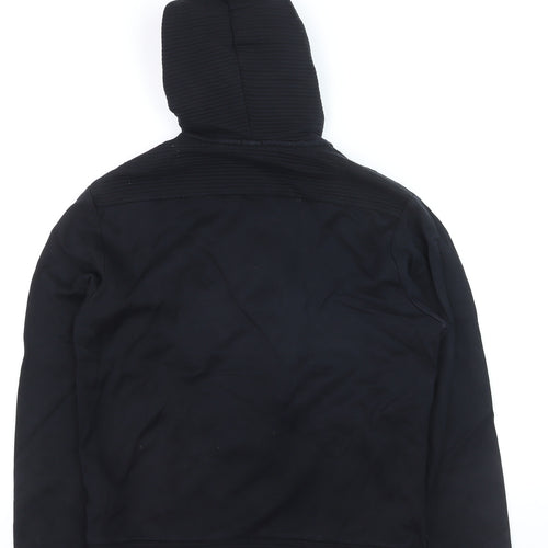 Hugo Boss Men's Black Regular Fit Full Zip Hoodie Size M