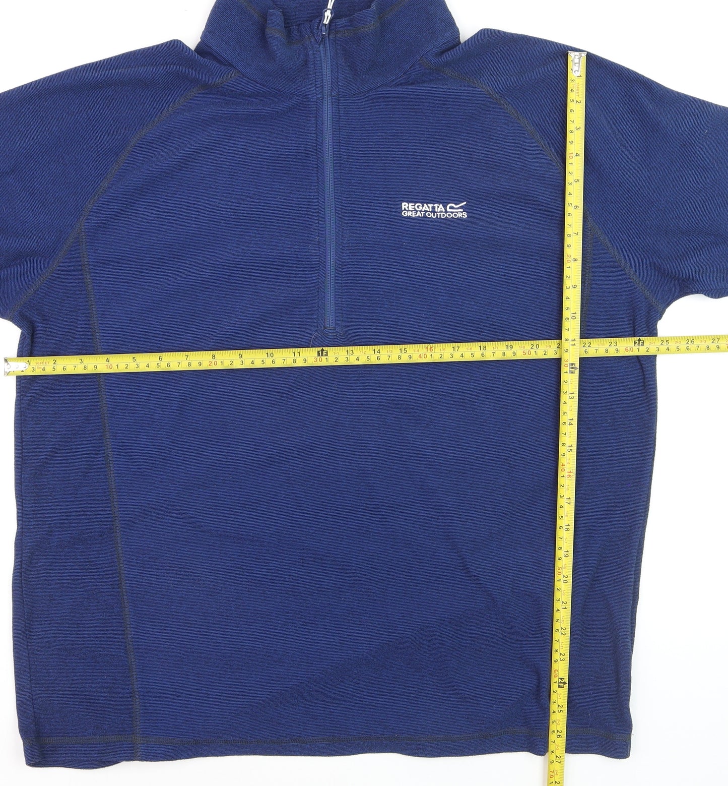 Regatta Mens Blue 2XL Pullover Fleece Sweatshirt Half Zip Outdoor Top