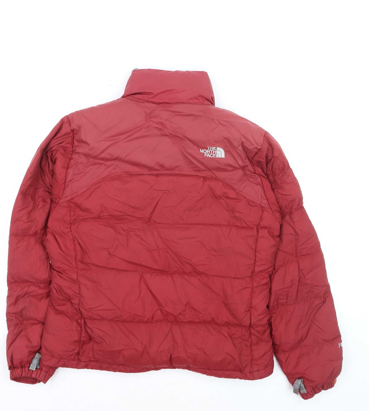 The North Face Women's Red Nylon Down Puffer Jacket Size S