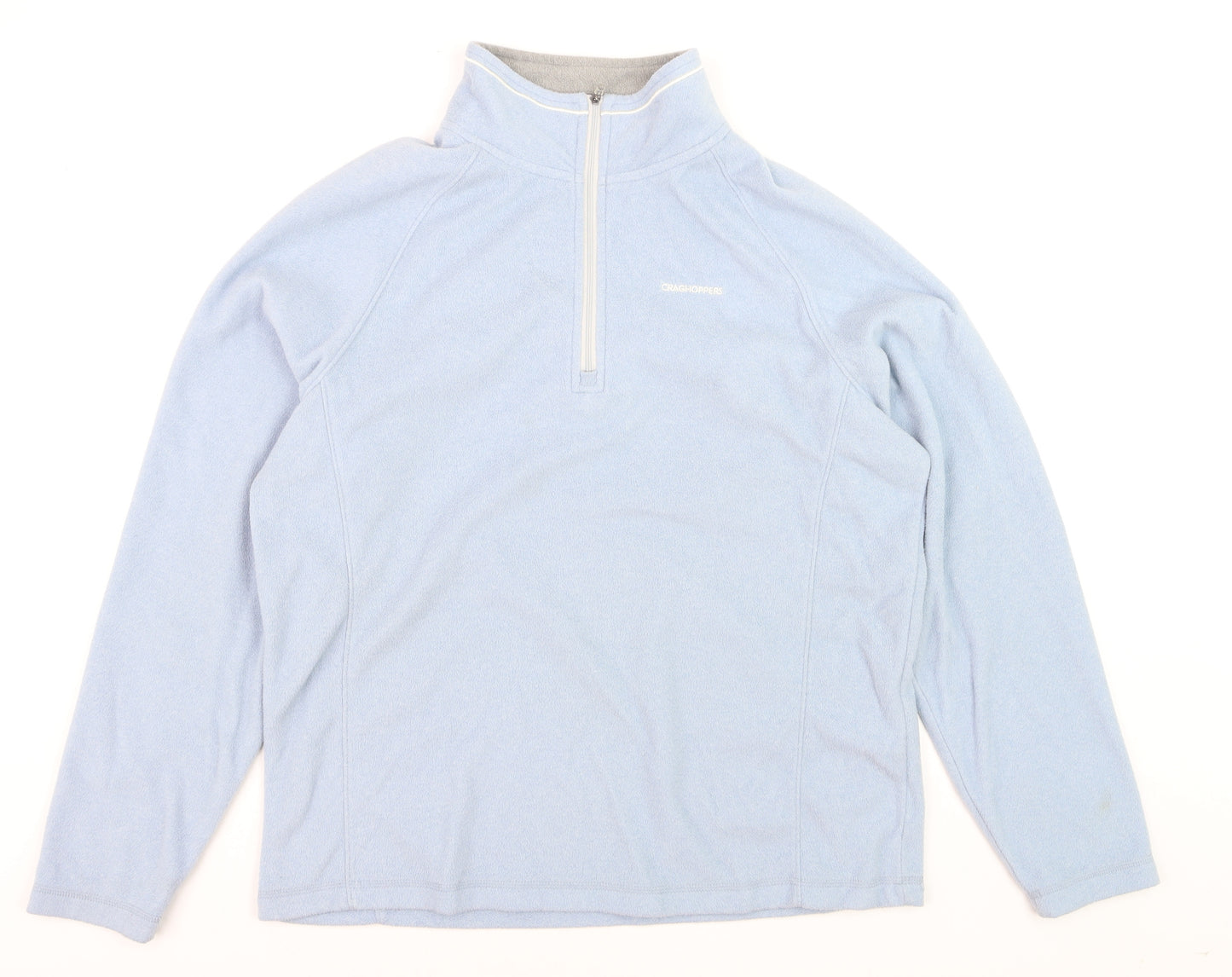 Craghoppers Mens Blue Fleece Half Zip Pullover Sweatshirt L
