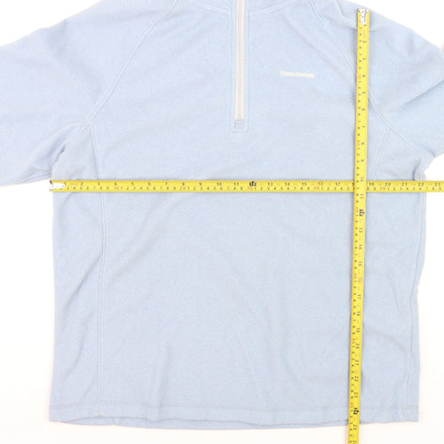Craghoppers Mens Blue Fleece Half Zip Pullover Sweatshirt L
