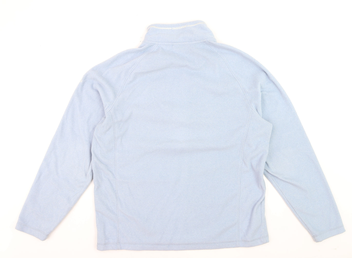 Craghoppers Mens Blue Fleece Half Zip Pullover Sweatshirt L