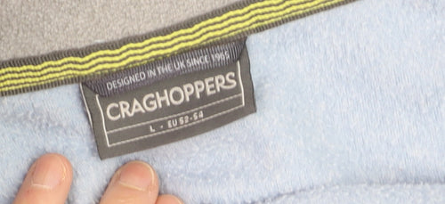 Craghoppers Mens Blue Fleece Half Zip Pullover Sweatshirt L
