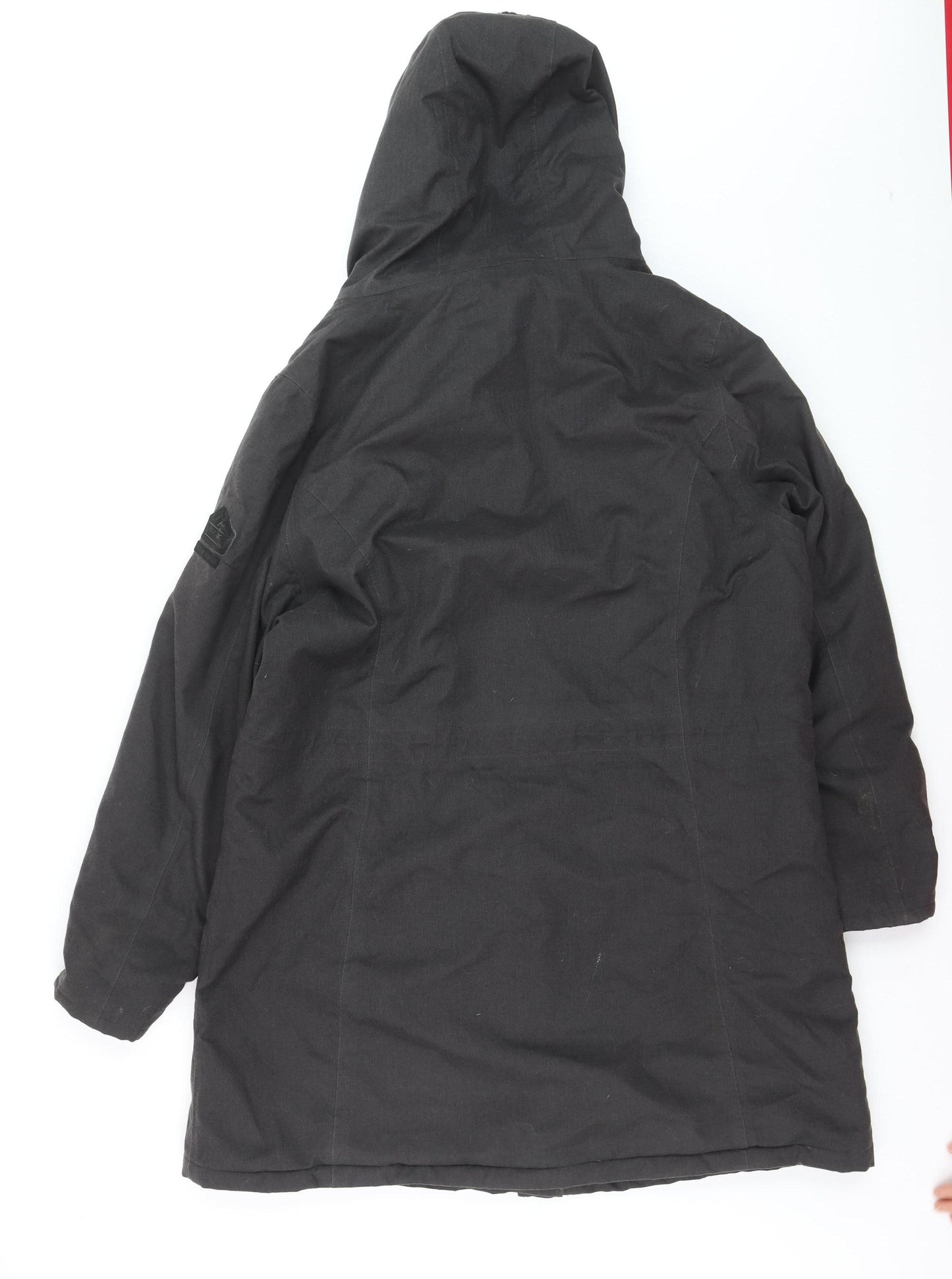 Regatta Great Outdoors Women's Black Hooded Parka Coat UK 18 Waterproof