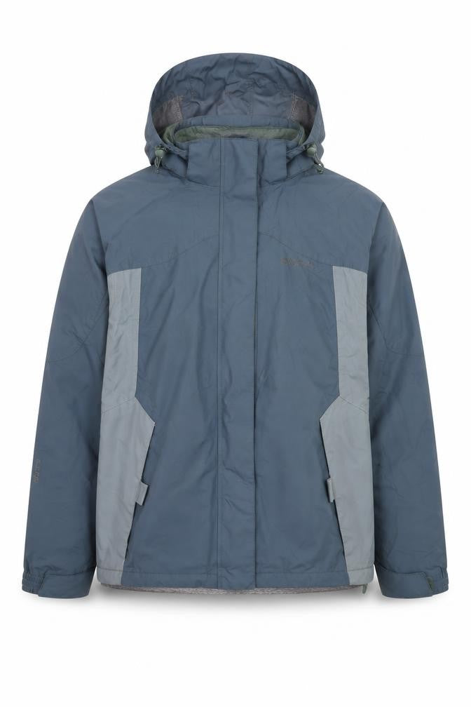 Mountain Warehouse Men's Green L Waterproof 3-in-1 Hooded Jacket