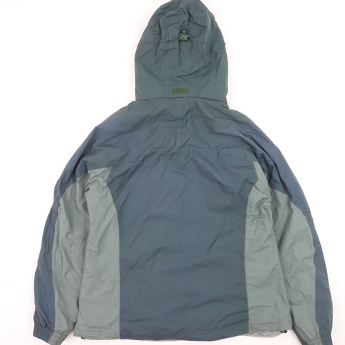 Mountain Warehouse Men's Green L Waterproof 3-in-1 Hooded Jacket