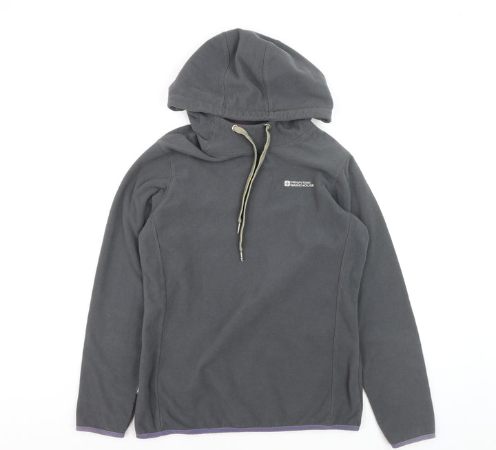 Mountain Warehouse Grey Fleece Pullover Hoodie Unisex L Outdoor