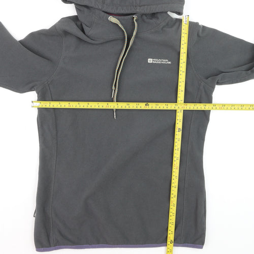 Mountain Warehouse Grey Fleece Pullover Hoodie Unisex L Outdoor