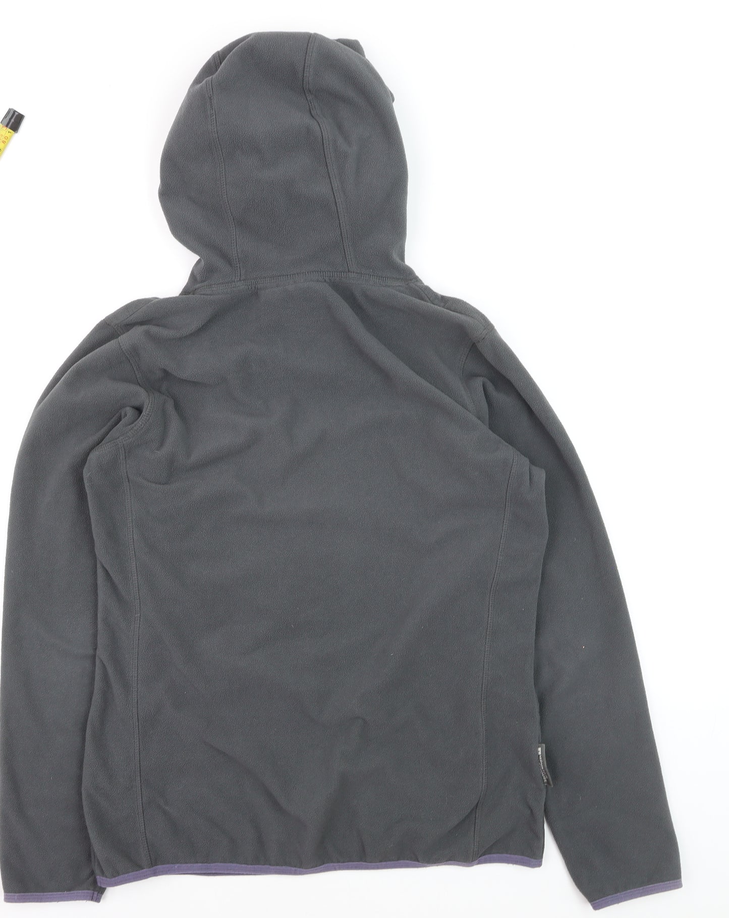 Mountain Warehouse Grey Fleece Pullover Hoodie Unisex L Outdoor