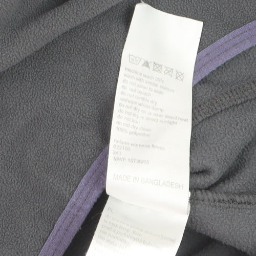 Mountain Warehouse Grey Fleece Pullover Hoodie Unisex L Outdoor