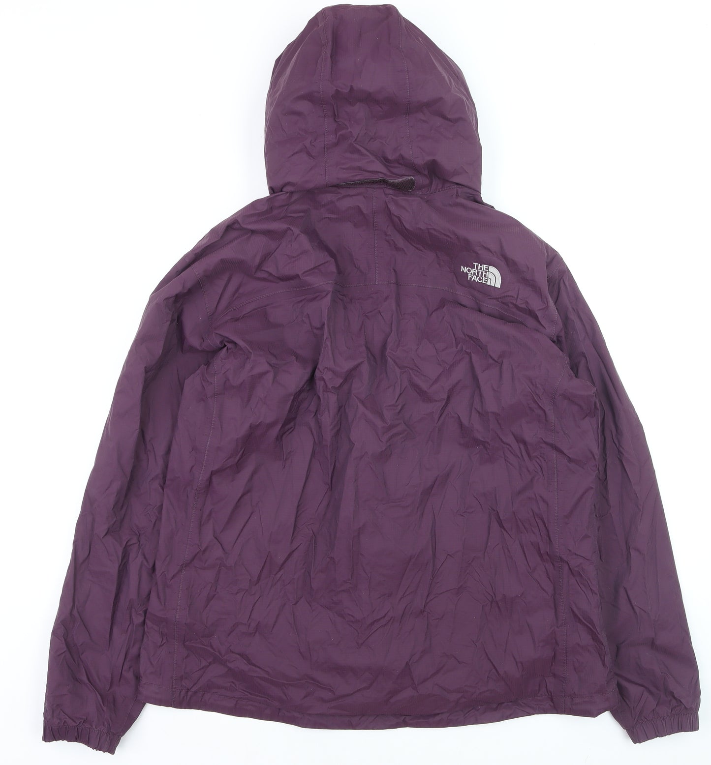 The North Face Unisex Purple XL Waterproof Hooded Rain Jacket