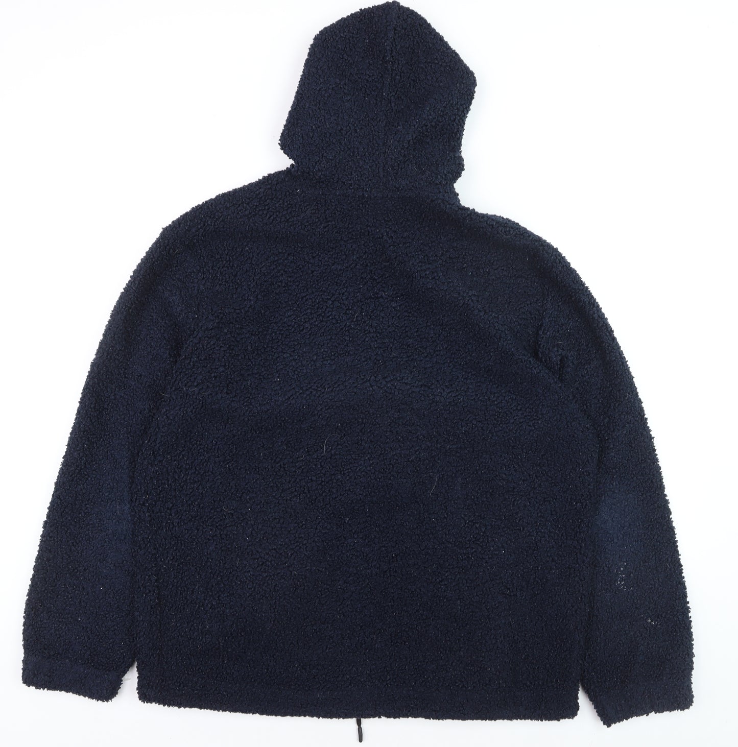 Larsson & Co Men's Blue Fleece Pullover Hoodie L