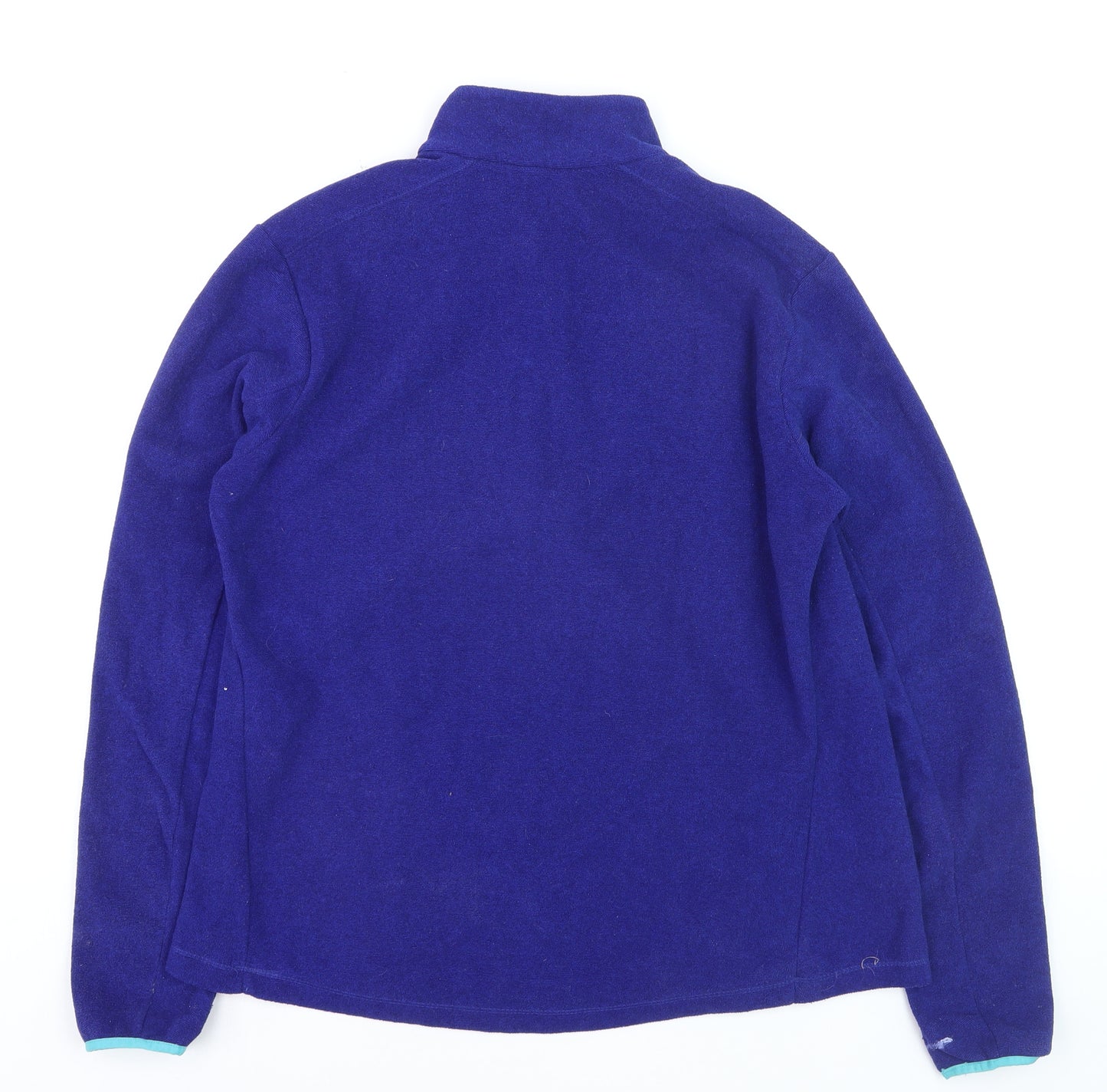 Quechua Men Blue XL Fleece 1/4 Zip Pullover Sweatshirt