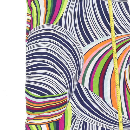Next Women’s Multicoloured Halter Midi Slip Dress Size 14 Summer Beach Style